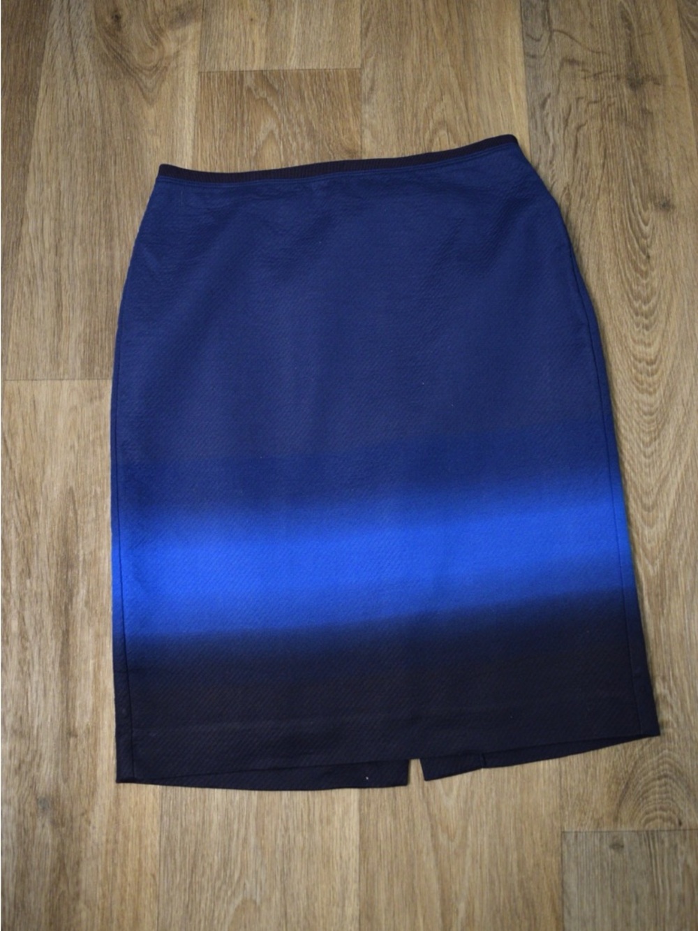 LOFT Navy Blue Pencil Skirt Knee Length Work Office Career Classic Size 2 - Picture 3 of 14
